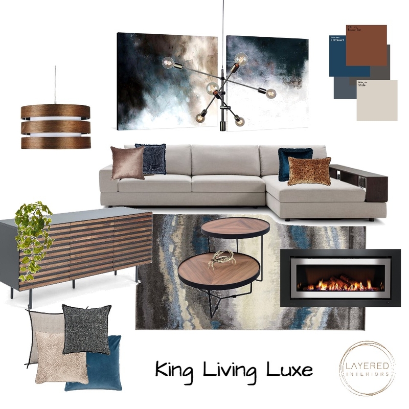King Living Luxe Mood Board by JulesHurd on Style Sourcebook