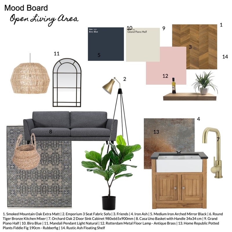 Mood board- open living area Mood Board by KatieK14 on Style Sourcebook