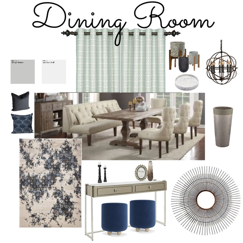 Dining Room Mood Board by JanaRaven on Style Sourcebook