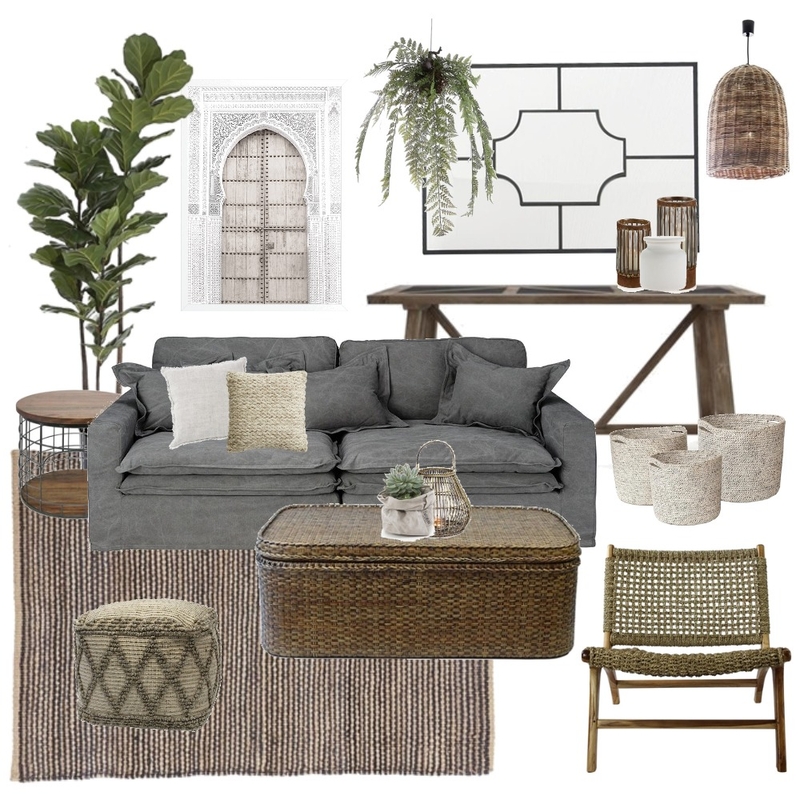 Moody boho Mood Board by Thediydecorator on Style Sourcebook