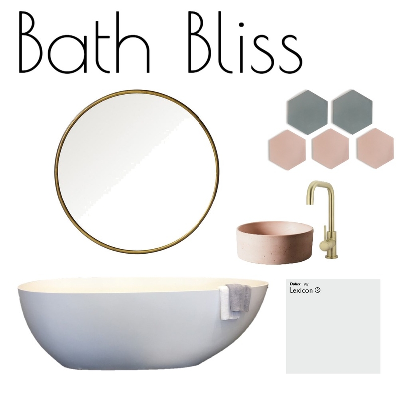 Bath Bliss Mood Board by SallySeashells on Style Sourcebook