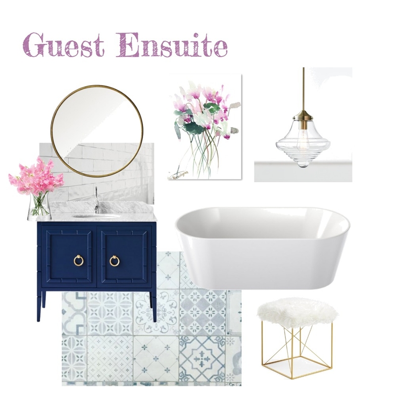 Guest Ensuite (Navy) Mood Board by aphraell on Style Sourcebook