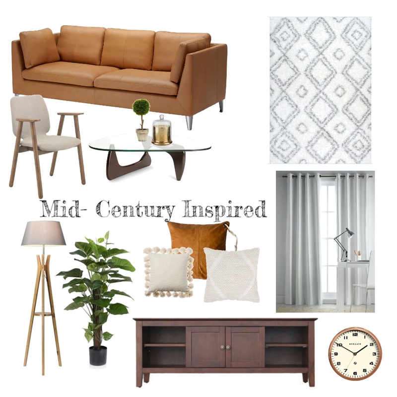 Mid-Century Inspired Mood Board by Nehj Alucirda on Style Sourcebook