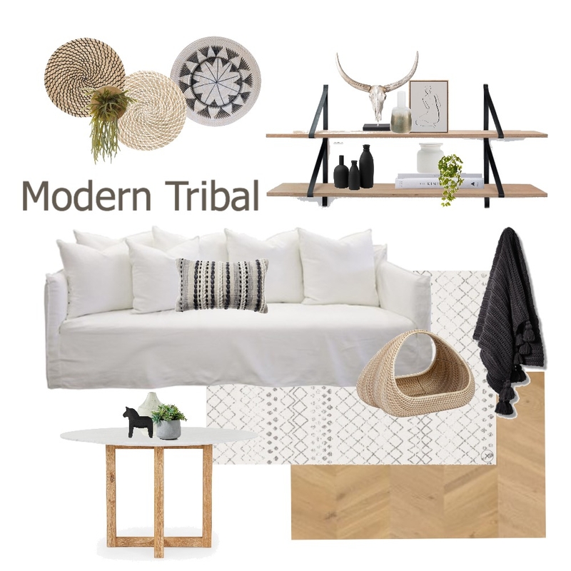 Modern Tribal Mood Board by BecStanley on Style Sourcebook