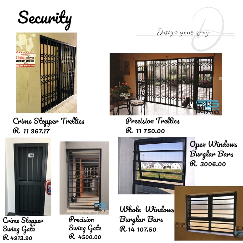 Secirity Mood Board by Jules on Style Sourcebook