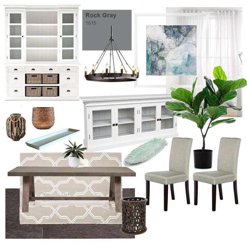 Dining Room Module 9 Mood Board by Bercier on Style Sourcebook