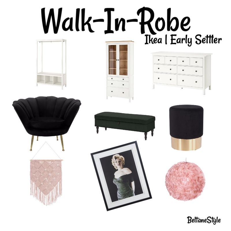Ikea early settler walk in wardrobe Mood Board by nicbeltane on Style Sourcebook