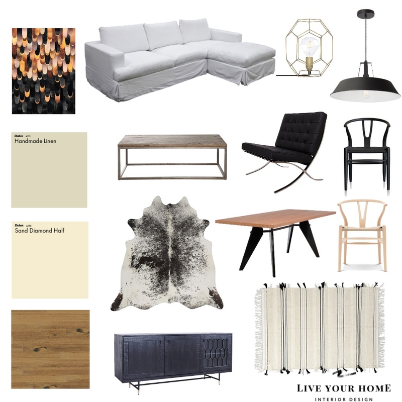 Livingroom - CK - v1 Mood Board by Liveyourhome on Style Sourcebook