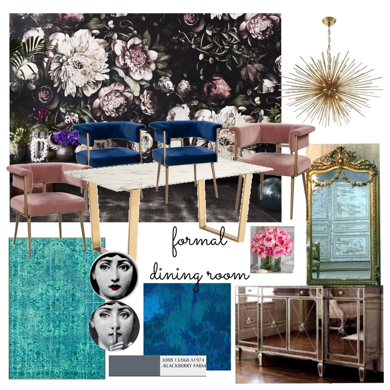 Formal Dining Room Mood Board by Bela T Design on Style Sourcebook