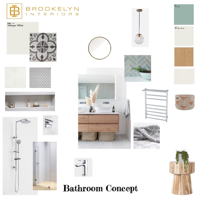 Carlsen Bathroom Mood Board by Brookelyn Interiors on Style Sourcebook