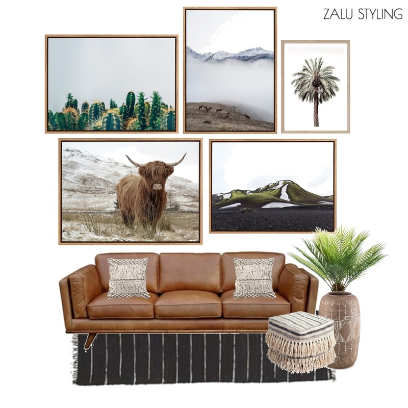 Gallery Wall - Tribal Scandi Mood Board by BecStanley on Style Sourcebook