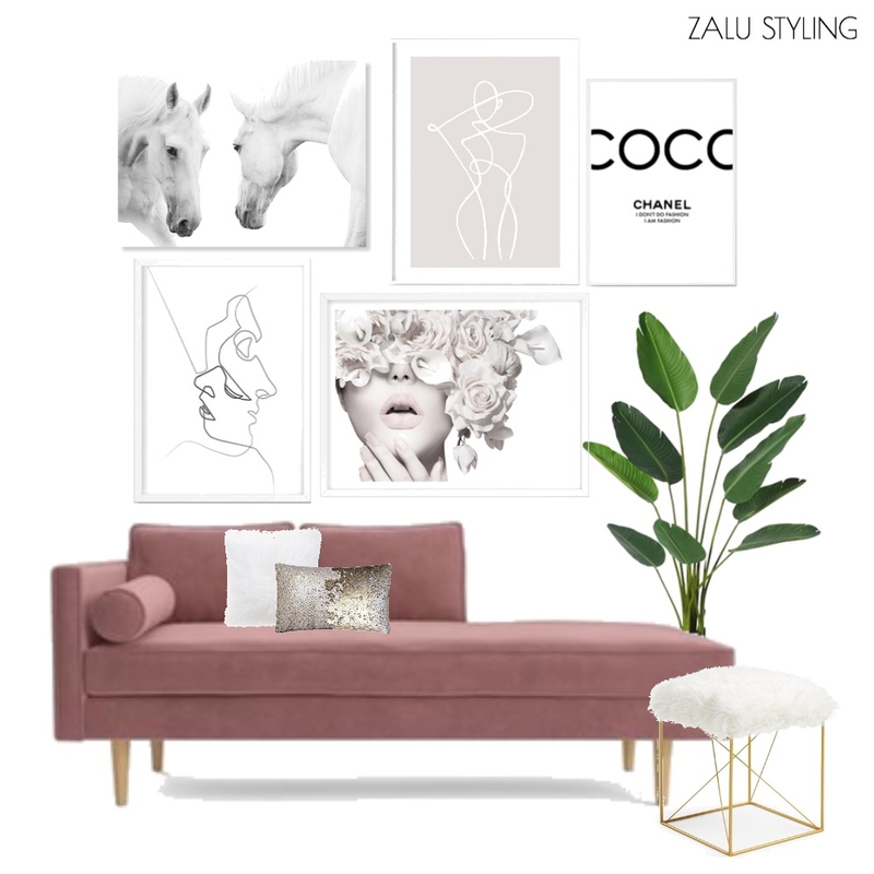 Gallery Wall - Coco Luxe Mood Board by BecStanley on Style Sourcebook