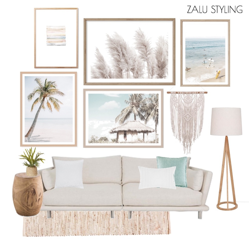 Gallery Wall - Coastal Home Mood Board by BecStanley on Style Sourcebook