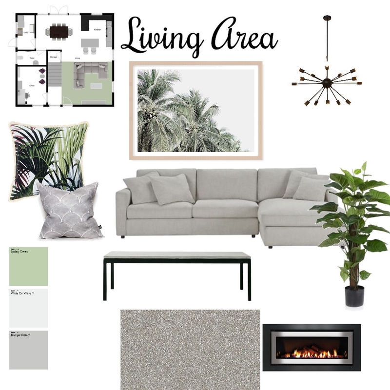 Living area Mood Board by meganlockyer on Style Sourcebook