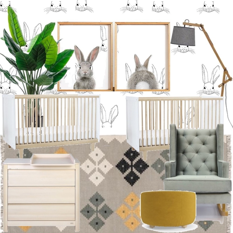 Twins nursery Mood Board by Curation on Style Sourcebook