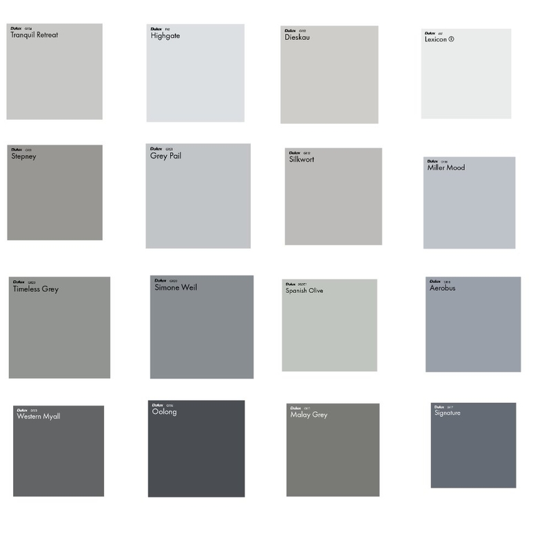Metricon LookBook Greys Mood Board by Dulux Colour Design Service on Style Sourcebook