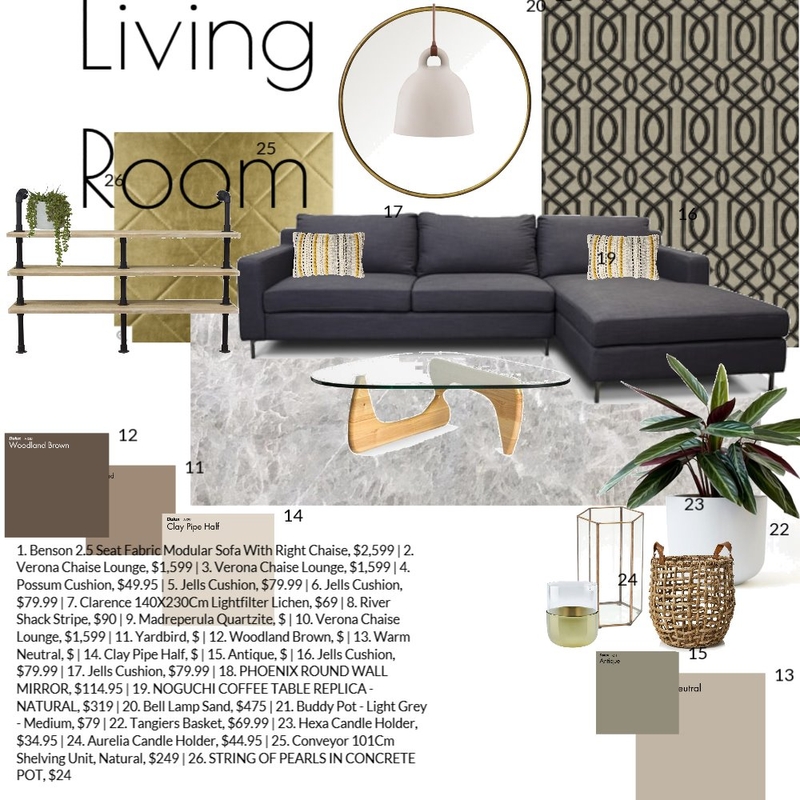 Living Room Mood Board by sheindy1 on Style Sourcebook