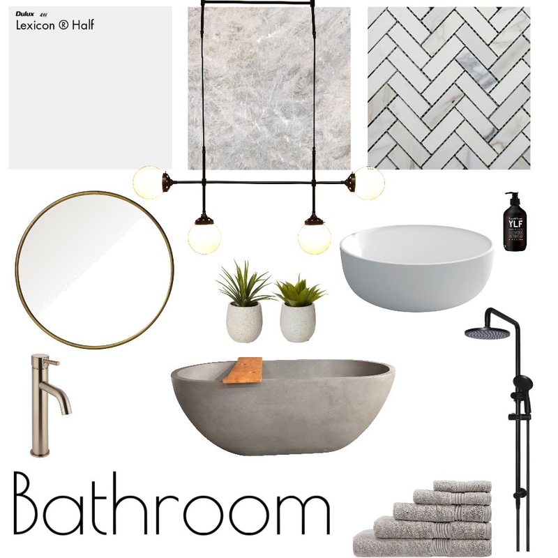 Bathroom text Mood Board by elizablain on Style Sourcebook