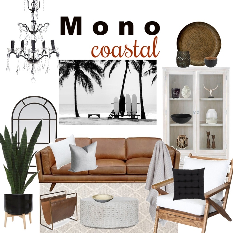 Monochrome coastal Mood Board by Sel Noir Designs  on Style Sourcebook