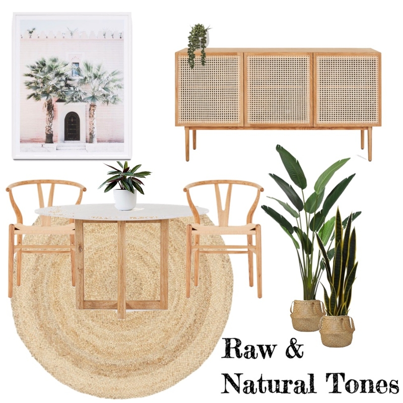 Natural &amp; Raw Dining Room Mood Board by House2Home on Style Sourcebook