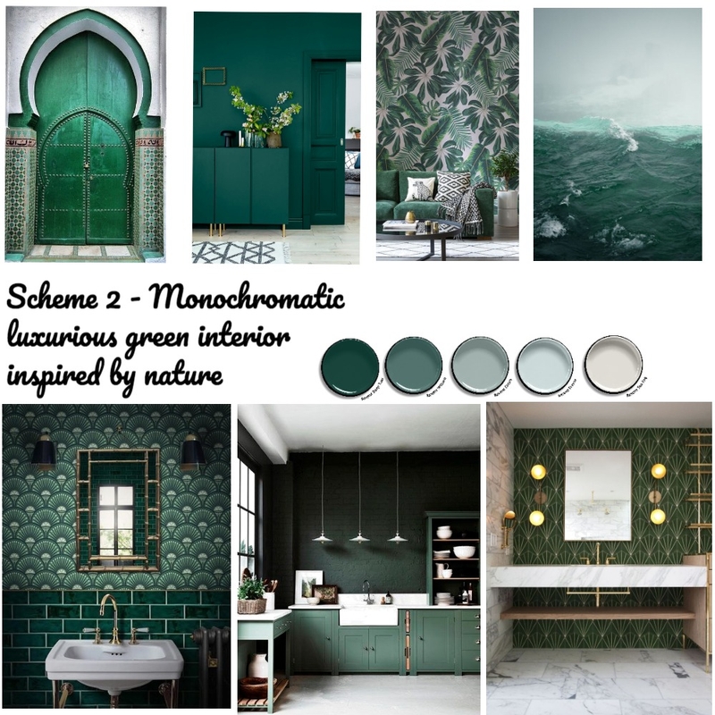 Monochromatic - Green Mood Board by laurelle on Style Sourcebook