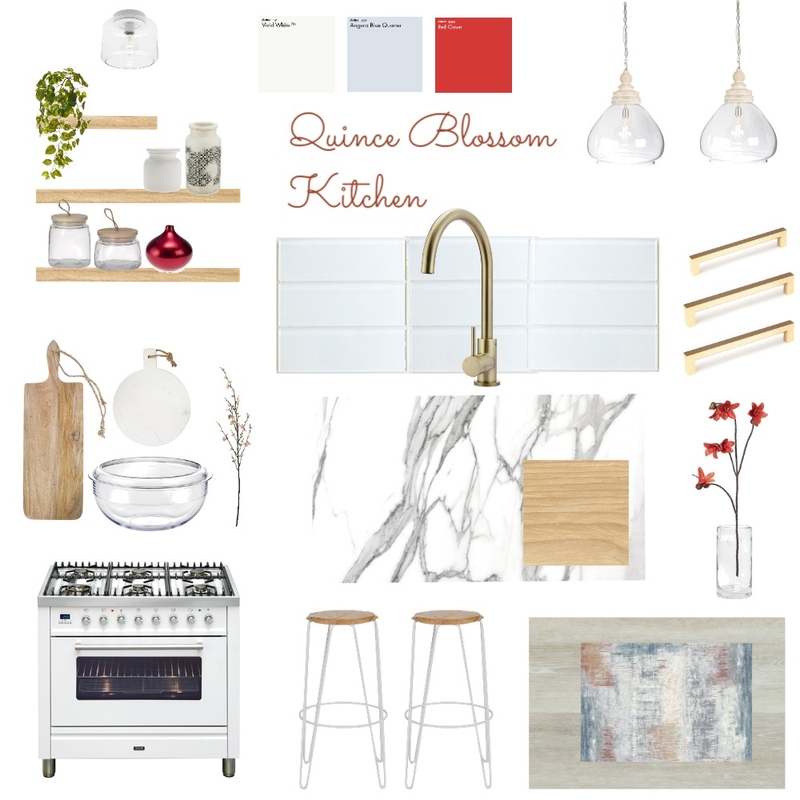 Quince Blossom Kitchen Mood Board by JoannaLee on Style Sourcebook