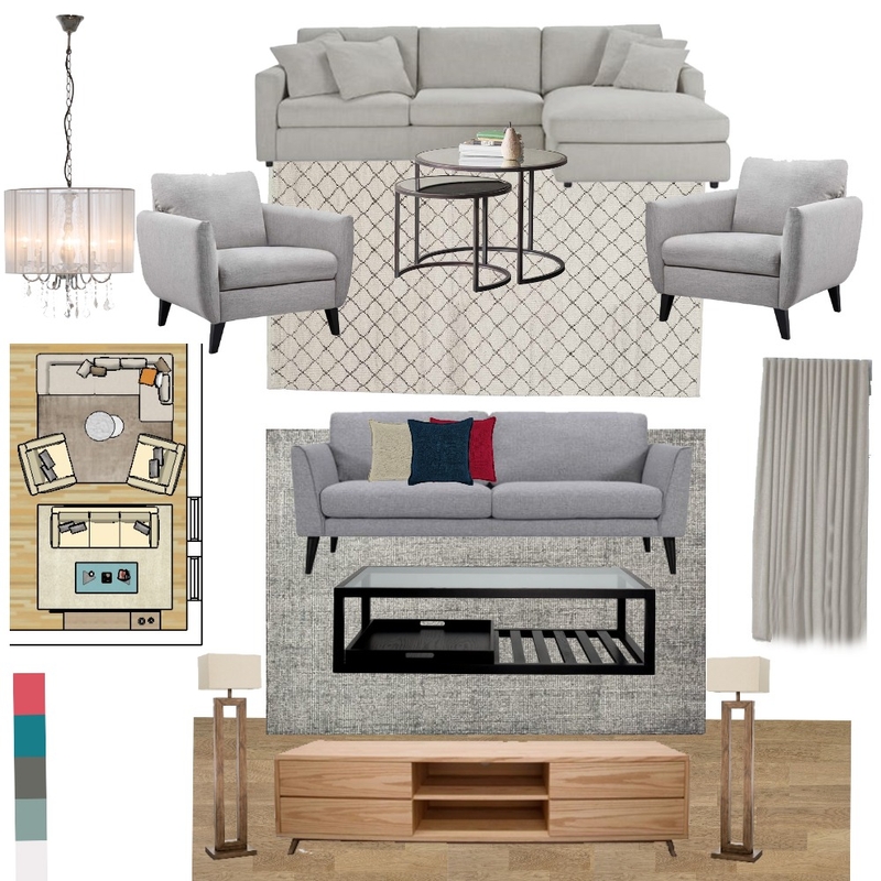 Living Area Mood Board by lyess on Style Sourcebook