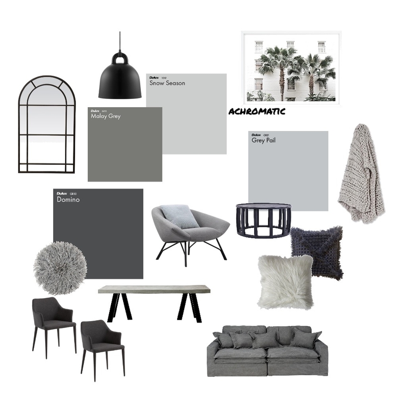 achromatic Mood Board by Emmadunkley on Style Sourcebook
