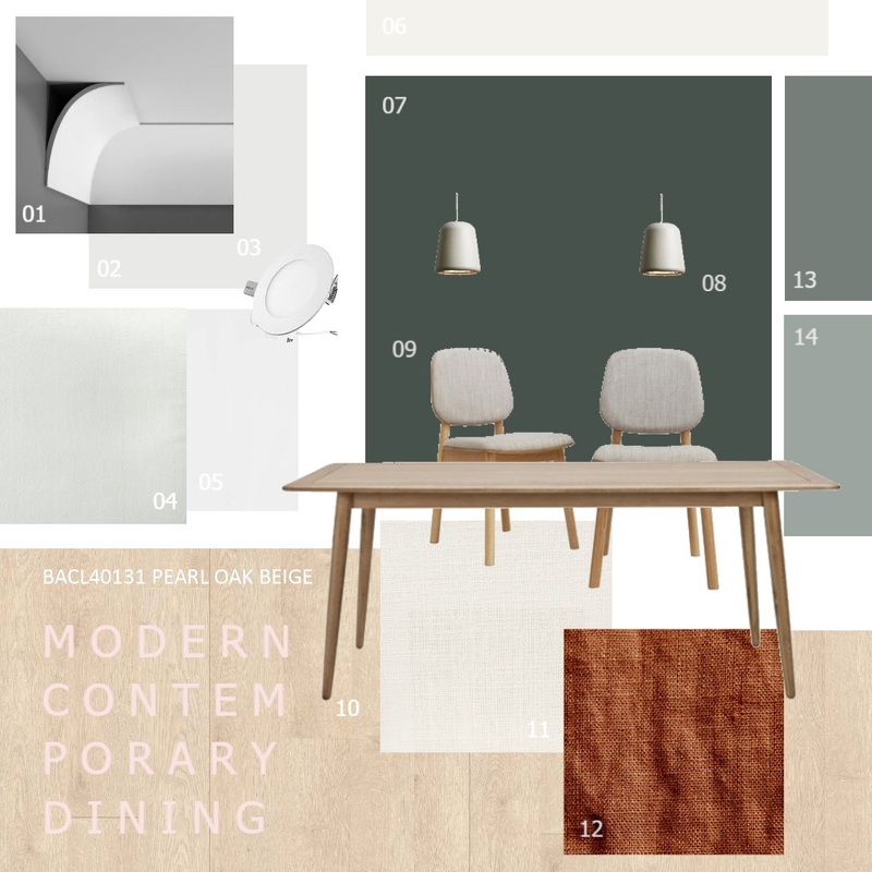 Modern Contemporary Dining Mood Board by llanlan91 on Style Sourcebook