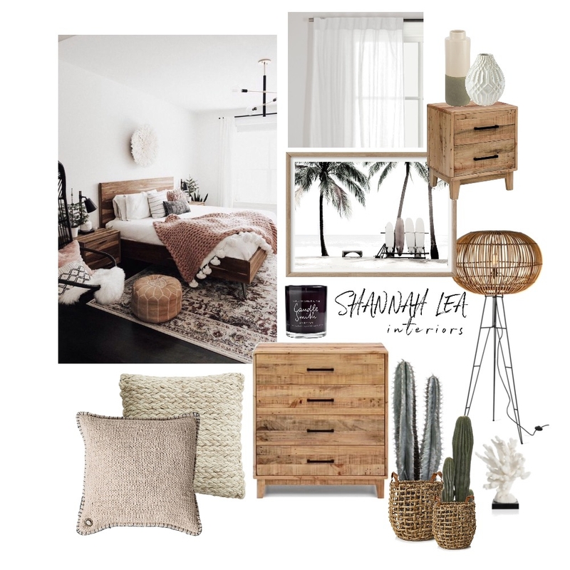 Coastal Bedroom Mood Board by Shannah Lea Interiors on Style Sourcebook
