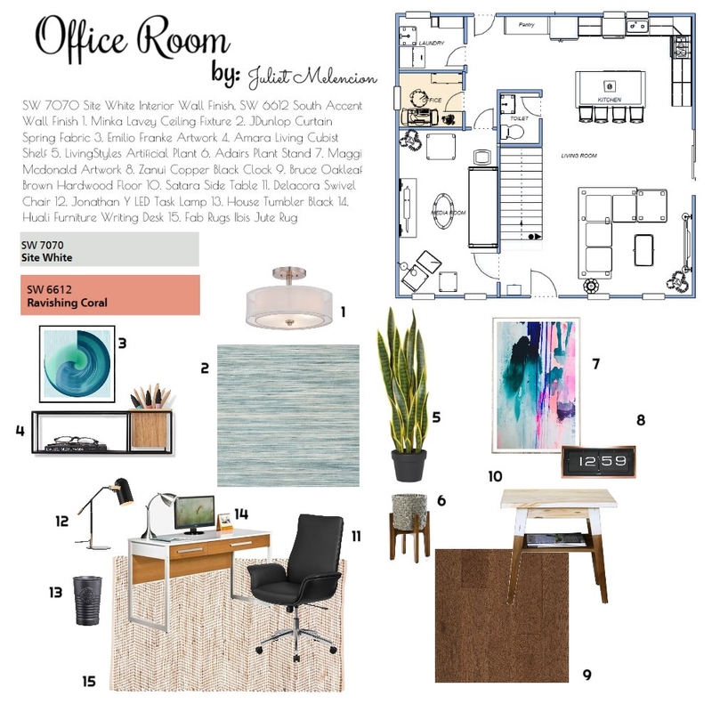 Proposed Office Room Mood Board by JulietM on Style Sourcebook