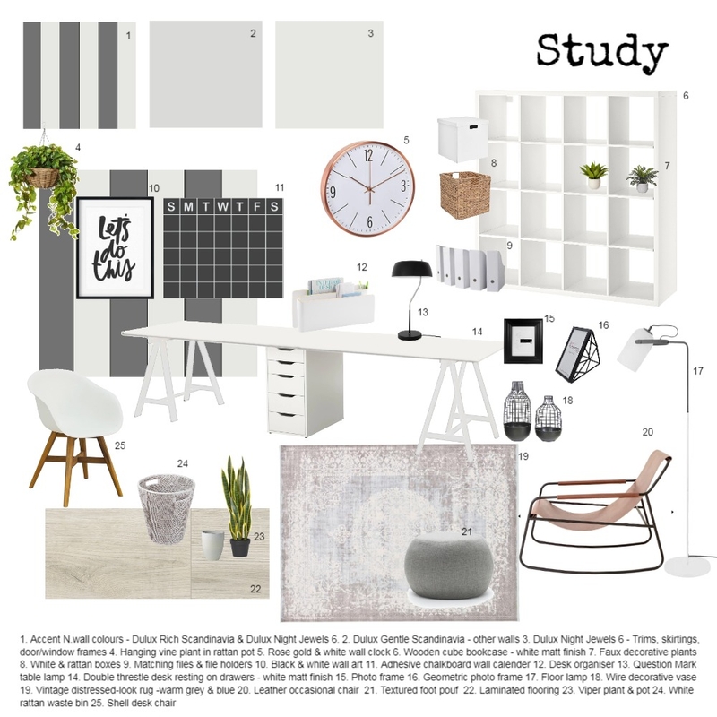 M9 Study Mood Board by Zellee Best Interior Design on Style Sourcebook
