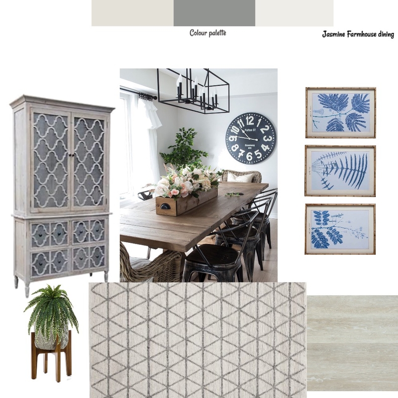 Farmhouse dining room Mood Board by Style A Space on Style Sourcebook