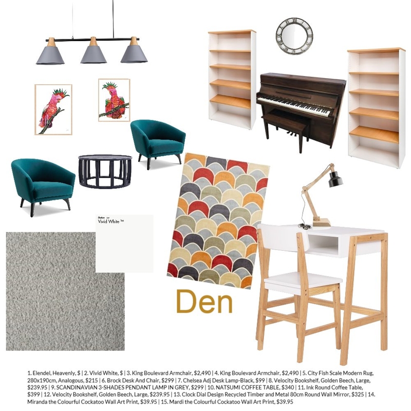 den Mood Board by resi on Style Sourcebook