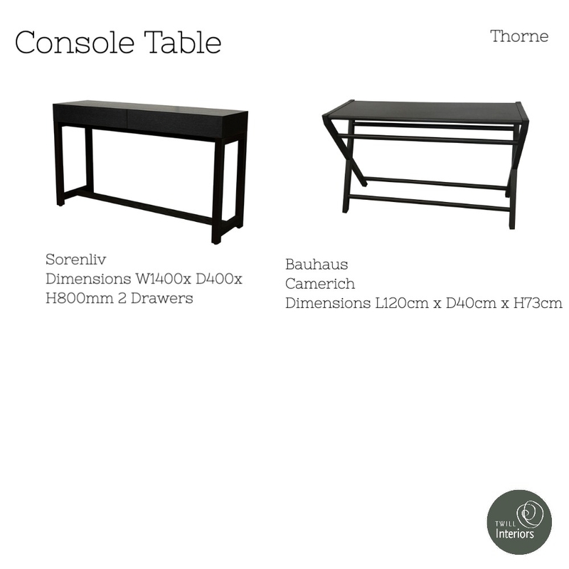 Console Tables Mood Board by gsaathof on Style Sourcebook