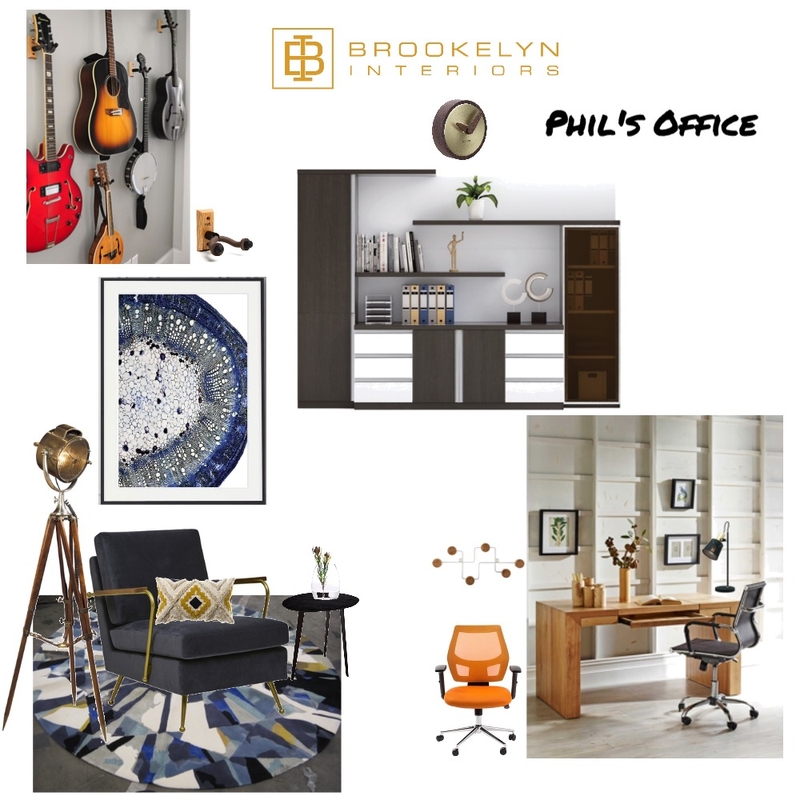 Phil's Office Mood Board by Brookelyn Interiors on Style Sourcebook