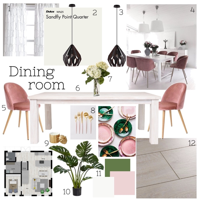 IDI 9 Dining Mood Board by chimeneIDI on Style Sourcebook