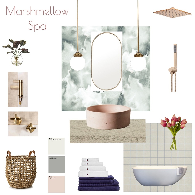Marshmellow Spa Mood Board by JoannaLee on Style Sourcebook