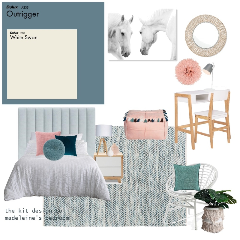 Madeleine's room Mood Board by the kit design co on Style Sourcebook