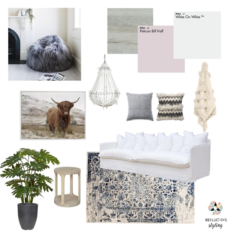 Loungeroom Mood Board by Reflective Styling on Style Sourcebook