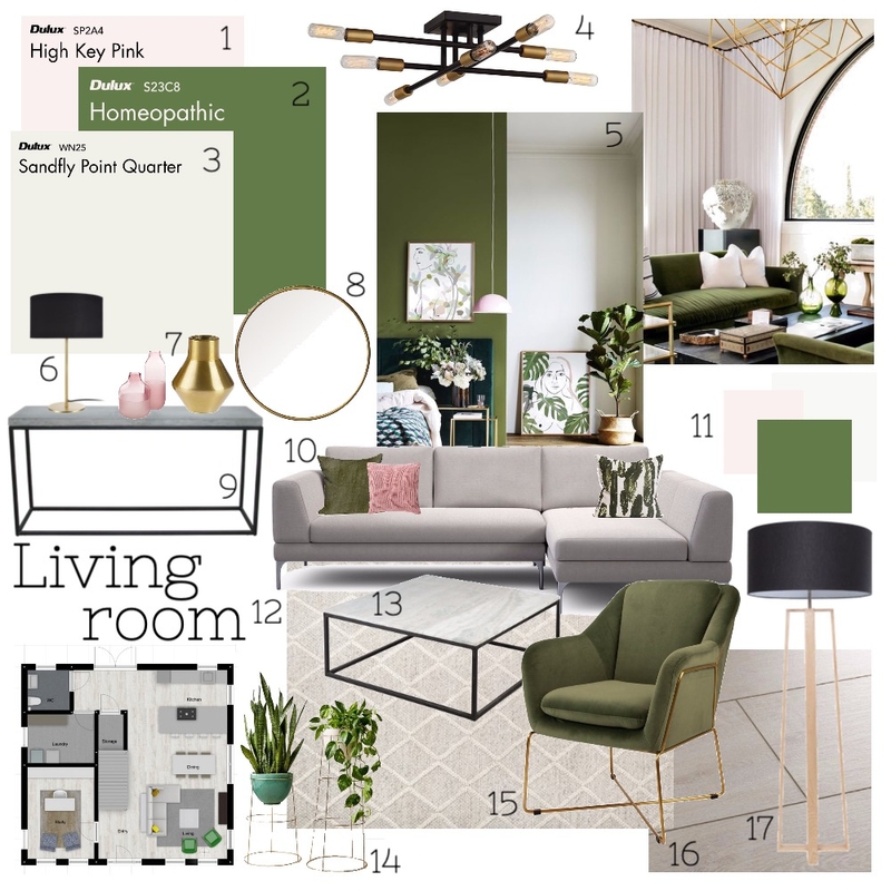 IDI 9 Living room Mood Board by chimeneIDI on Style Sourcebook