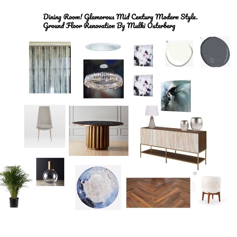 Assignment 9 Dining Room Mood Board by MO Interiors Llc on Style Sourcebook