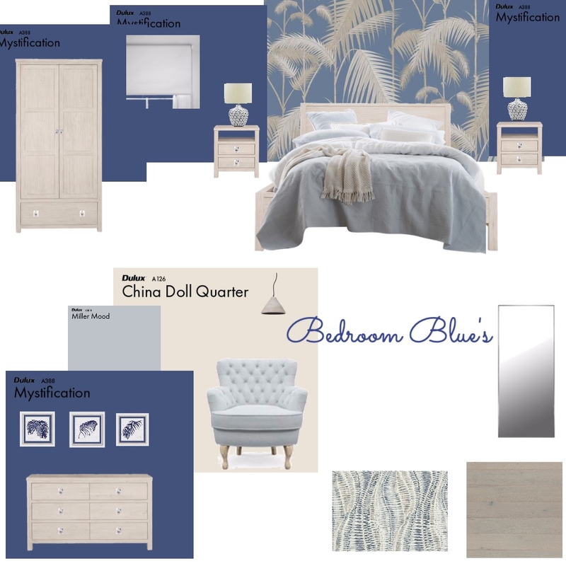 Bedroom Blue's Mood Board by VisualStyle on Style Sourcebook