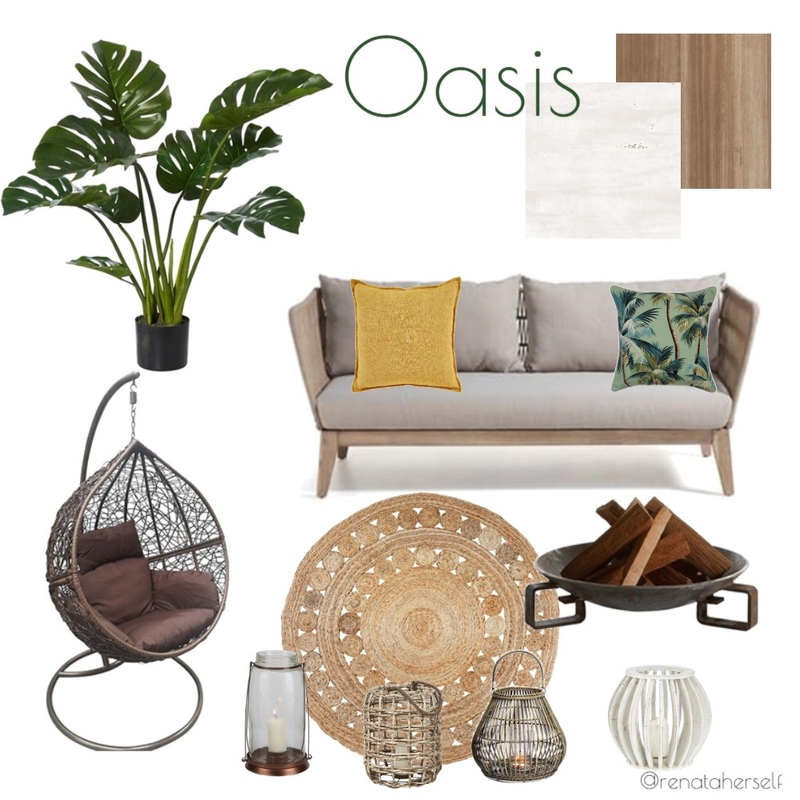 Oasis Mood Board by Renata on Style Sourcebook