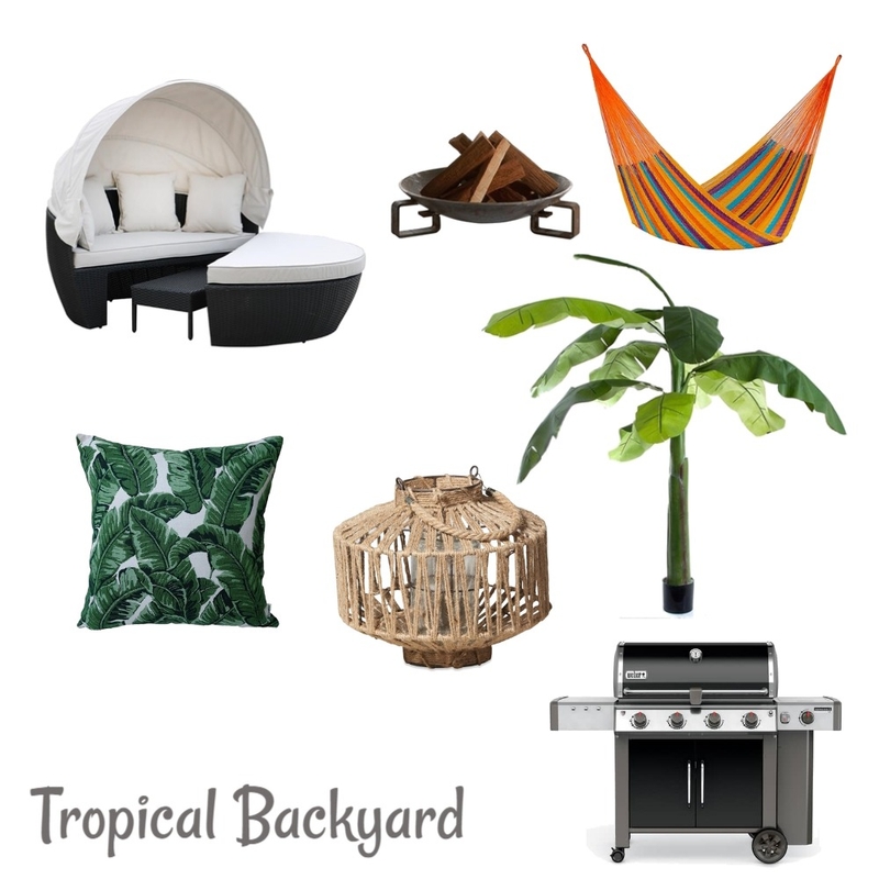 Tropical Backyard Mood Board by Anele on Style Sourcebook