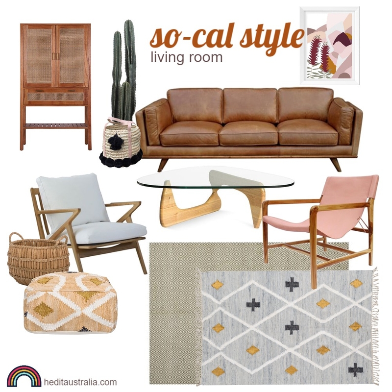 so-cal living room Mood Board by h.edit australia on Style Sourcebook
