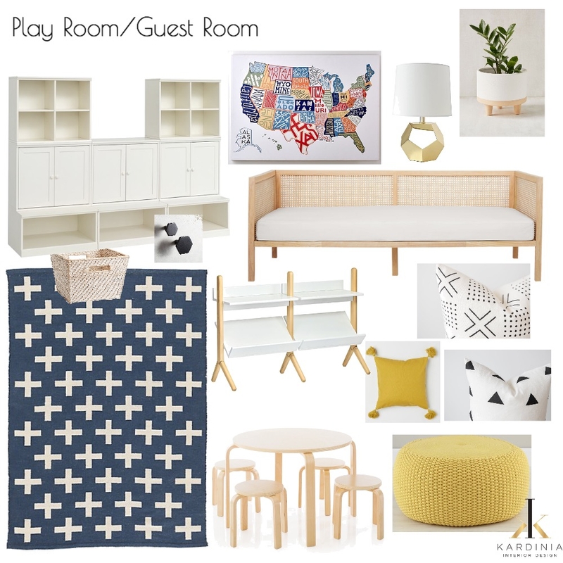 NOTTINGHAM - Play Room/Guest Room Mood Board by kardiniainteriordesign on Style Sourcebook