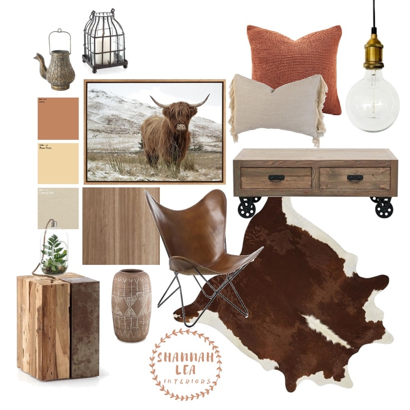 Industrial Rustic Mood Board by Shannah Lea Interiors on Style Sourcebook