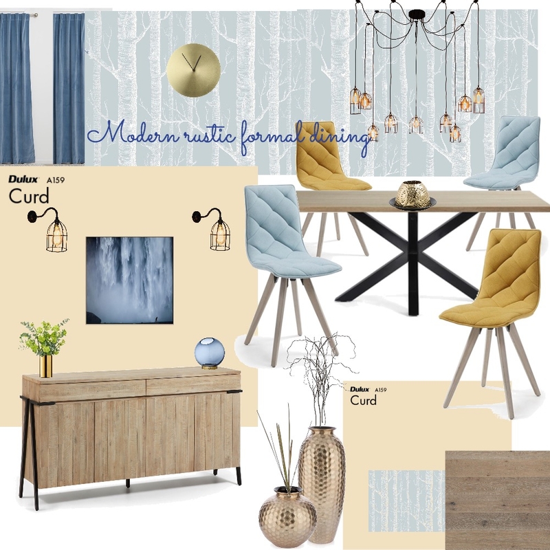 Dining formal rustic Mood Board by VisualStyle on Style Sourcebook