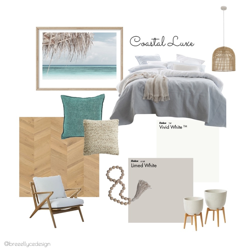 Coastal Luxe Mood Board by Bree Gardiner Interiors on Style Sourcebook